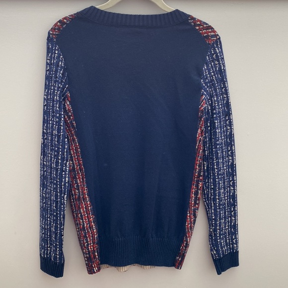 Tory Burch color block sweater - Picture 3 of 5